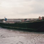 SB Memory, unrigged, in Salcote Creek, April 1967